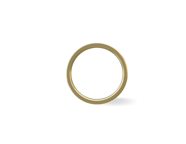 Aliança de Casamento yoU Ouro 18k - Imagem 3